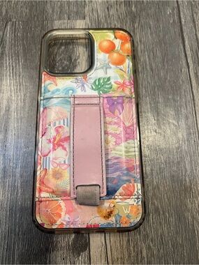 Walli iPhone 16 Pro Max Wallet Phone Case Amalfi Coast Print Sydney Rae Bass